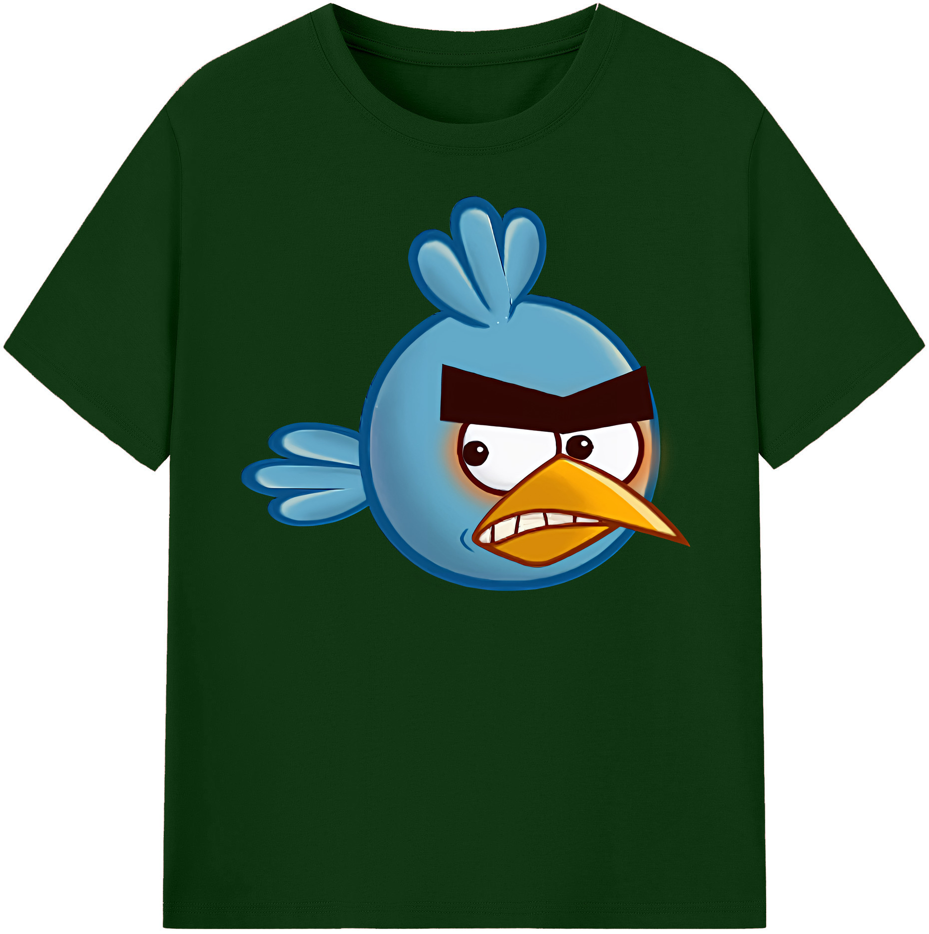 （画像用） Angry Birds アングリーバード 綿100％半袖Tシャツ（フロントプリント）